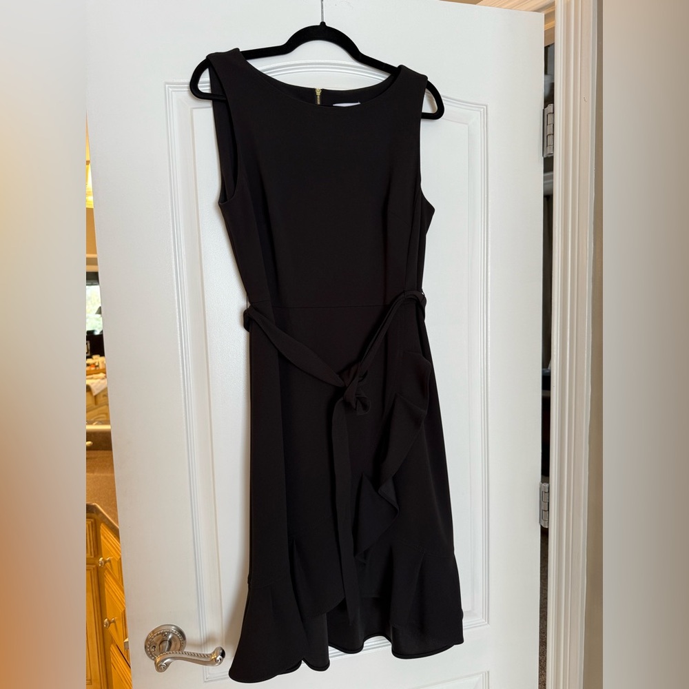 Calvin Klein Black Sleeveless Dress